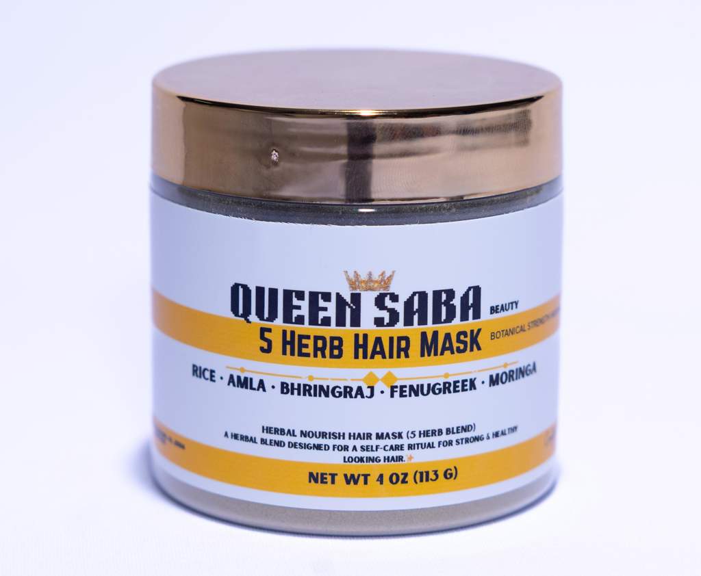 Herbal Hair Mask Powder, 5 Botanical Herbs for for Strength, Hair Growth & nourishing, Scalp Care.